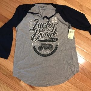 NWT Lucky brand long sleeve tee 🏍
